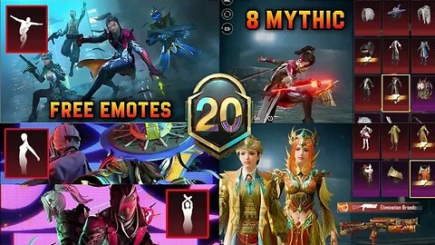 8 MYTHIC LUCKYSPIN | ASSASSIN'S POWER LUCKYSPIN | BIZON UPGRADE SKIN | FREE MYTHIC EMOTE | RP M20