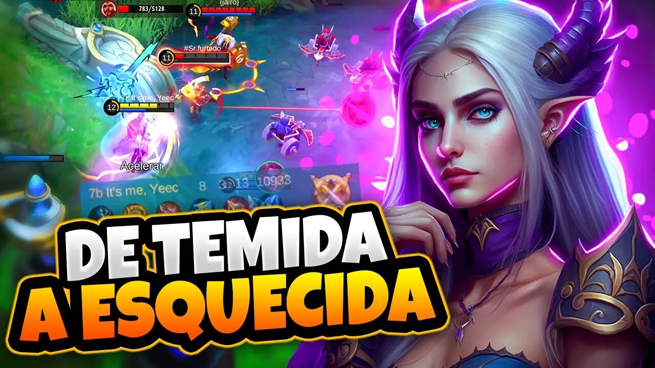 ELA JÁ FOI O TERROR DA MID LANE E AGORA É UMA SUPORTE PERFEITA! | MOBILE LEGENDS