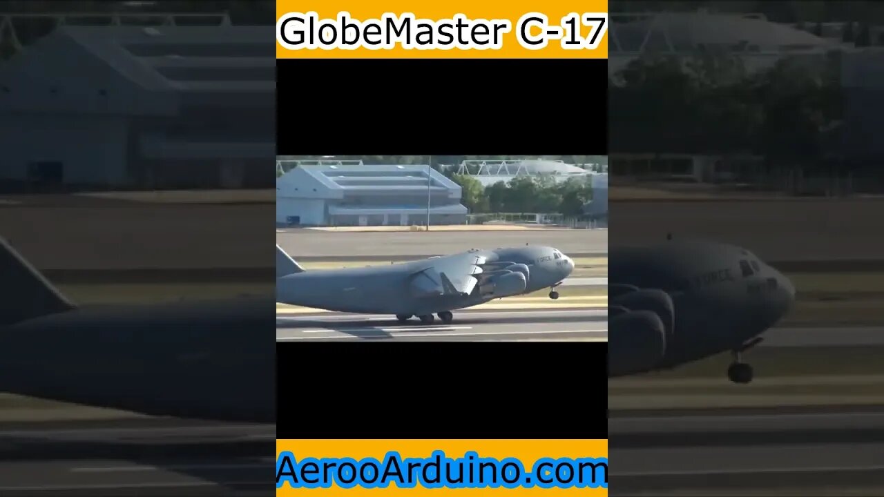 Legendary Globe Master C17 #Aviation #Flying #AeroArduino