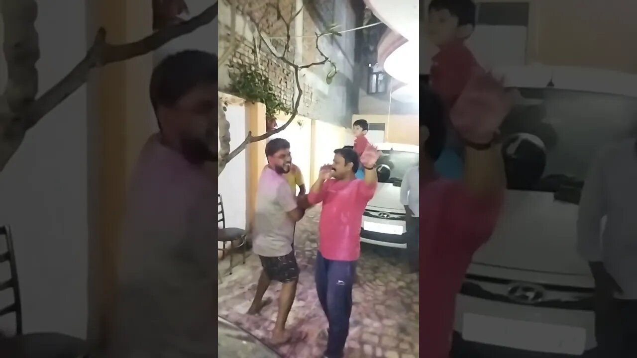 funny dance in holi nonstop #shorts #short #holi