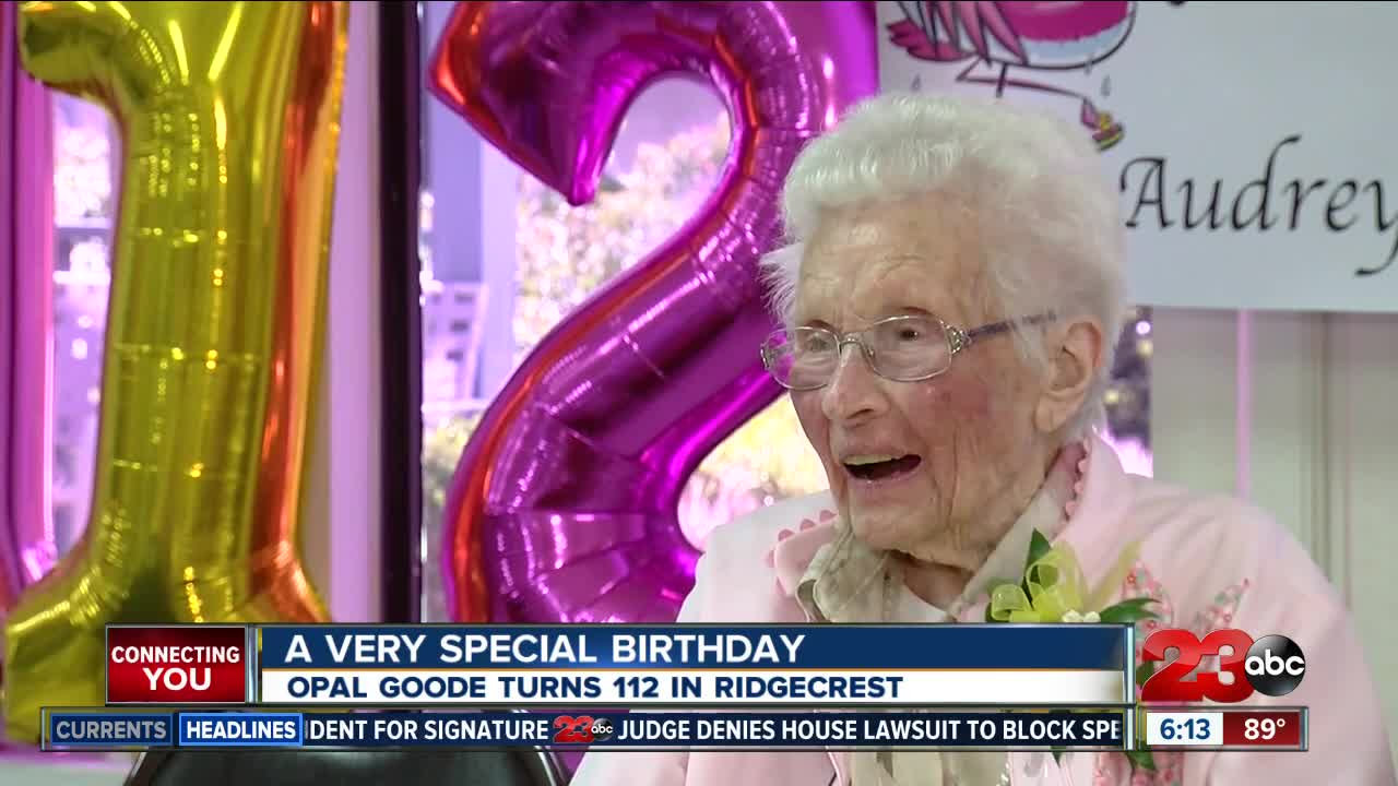 'I have no unpaid bills' Opal Goode celebrates turning 112, being debt free