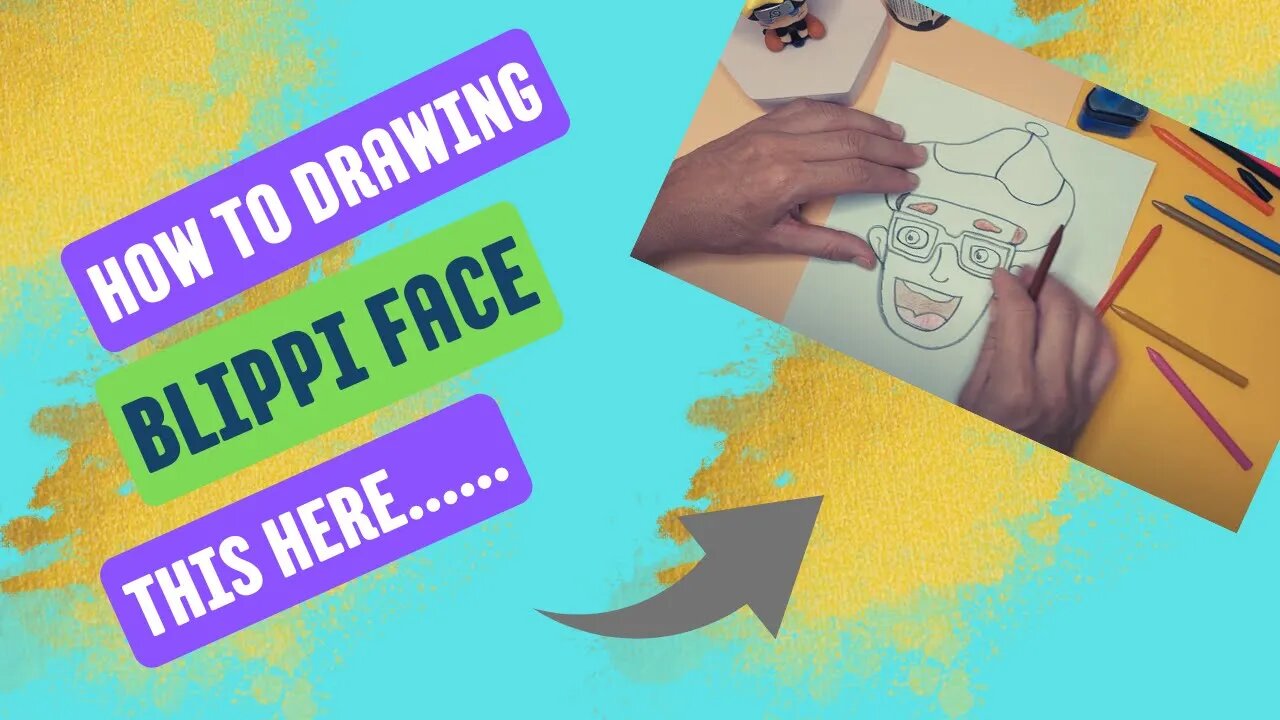 Drawing Blippi face....#11