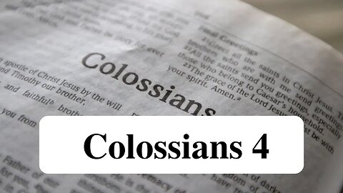 Colossians 4