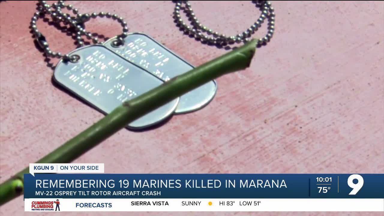 21 years later: Marines killed in crash honored in Marana