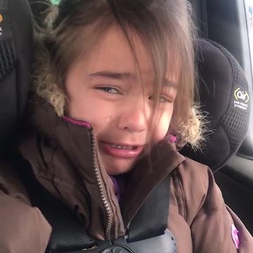 Toddler Girl Cries Over Internet Going Out