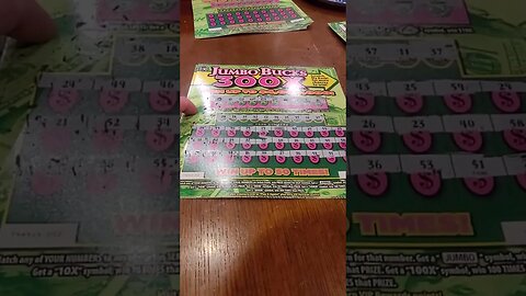 Jumbo Buck Lottery Ticket Winner!! #shorts #lottery