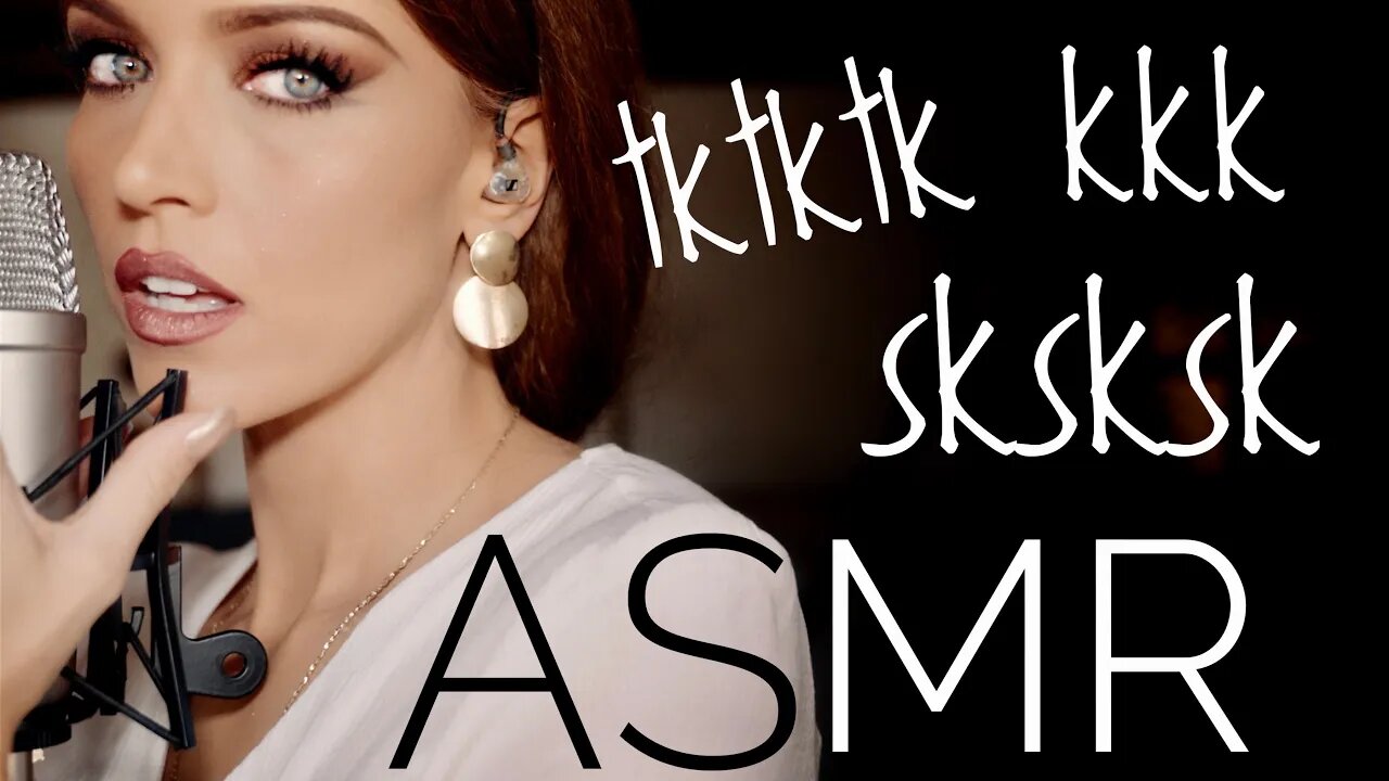 ASMR Gina Carla 👄 SOFT Ear to Ear Breathing! SkSkSk...TkTkTk...