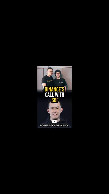 Binance's Call with SBF #shorts