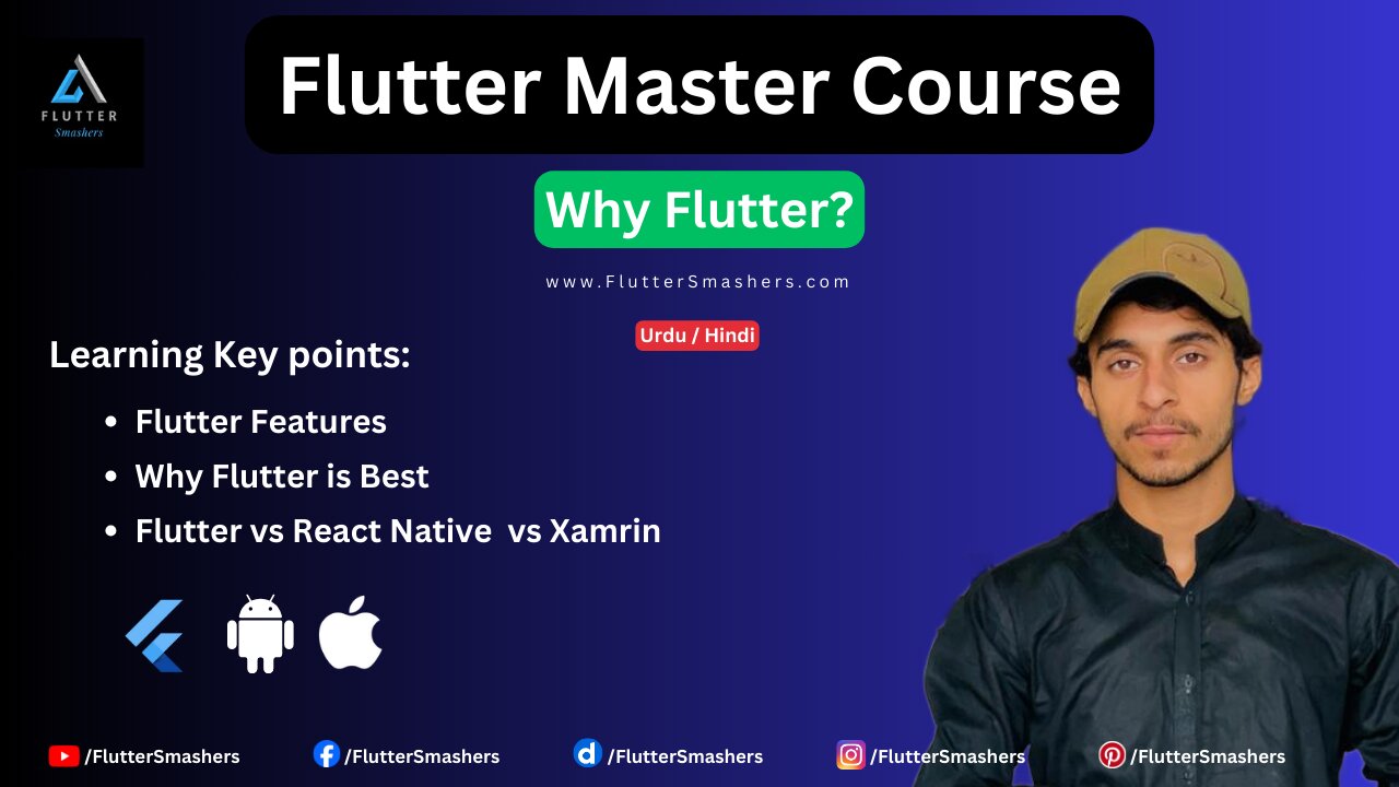 WHY CHOOSE FLUTTER? | Flutter Master Course 2024 | Urdu - Hindi