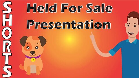 #Shorts: Held for Sale Presentation