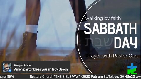 Early Sabbath Day Prayer