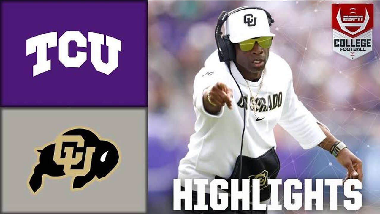 The Sanders' Debut 🙌 Colorado Buffaloes vs. TCU Horned Frogs | Full Game Highlights