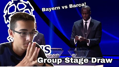 REACTING TO THE UCL GROUP STAGE DRAW 2022-23