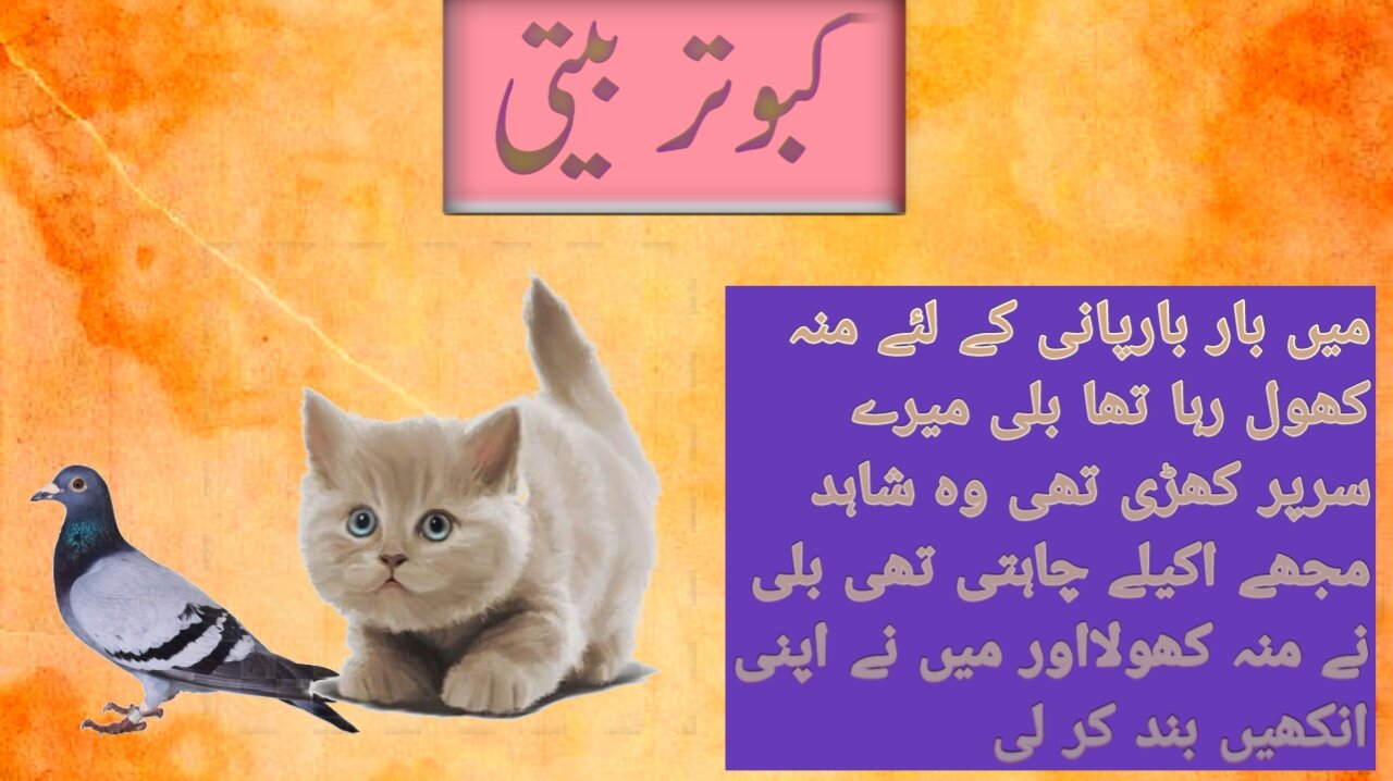 کبوتر بیتی ۔ pigeon beeti moral story ۔۔ hindi story urdu story