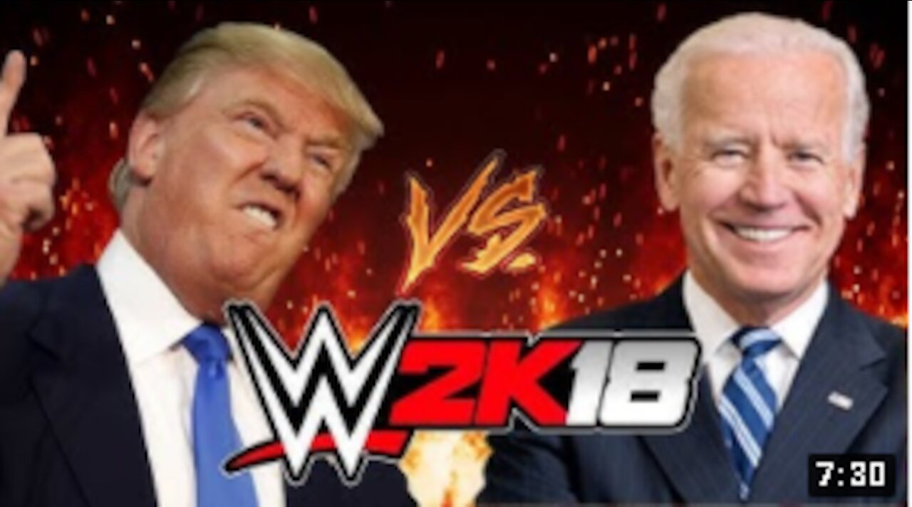 WWE 2K19 DONALD TRUMP VS JOE BIDEN