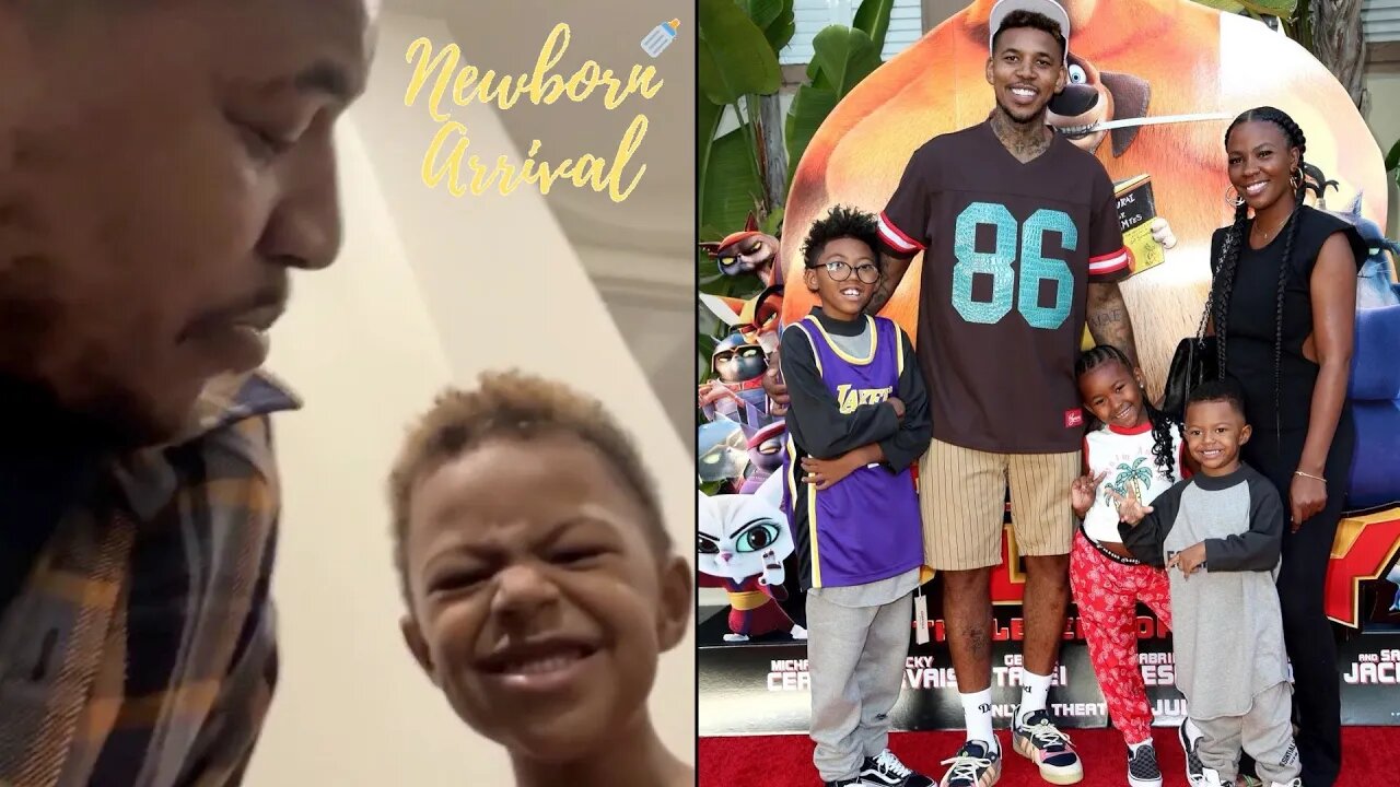 Nick Young's Son Nyce Helps Daddy Promote His Basketball Show! 😅