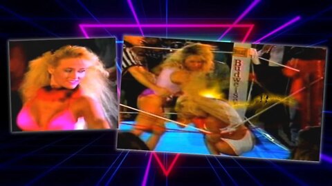 80's Women's Swimsuit Boxing