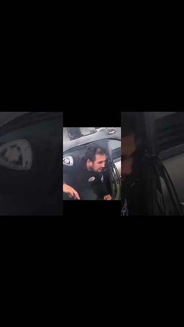 Dude crashes Mustang into parked car on Ocean Ave in Santa Monica.