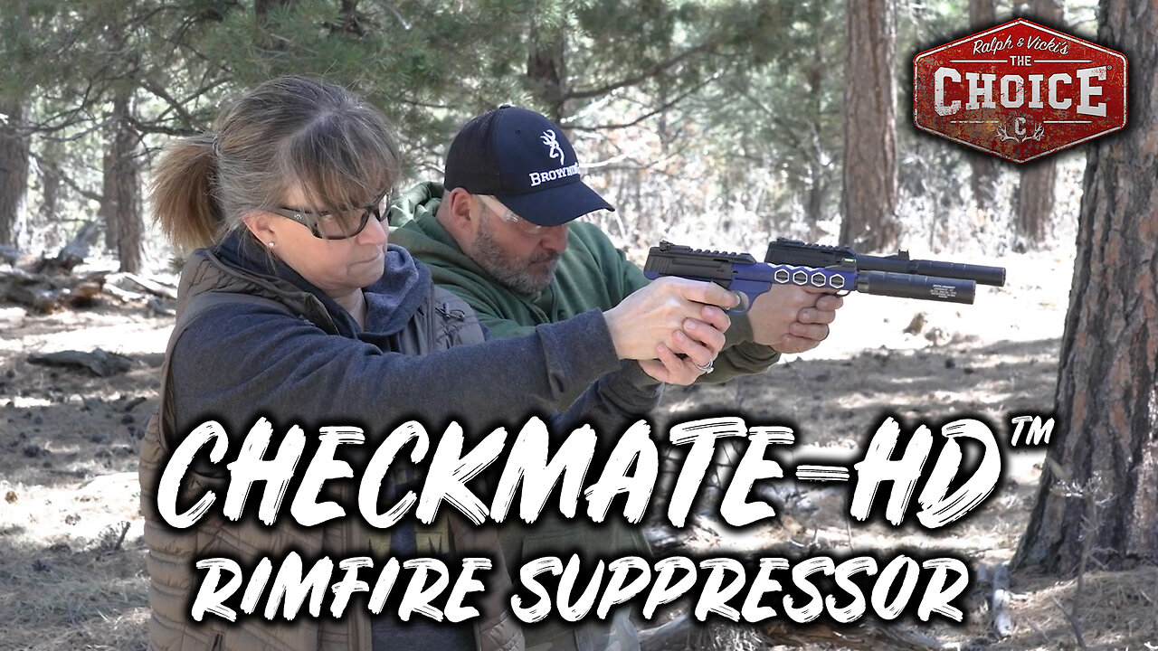 Ralph and Vicki Demonstrate the Checkmate-HD™ Rimfire Suppressor