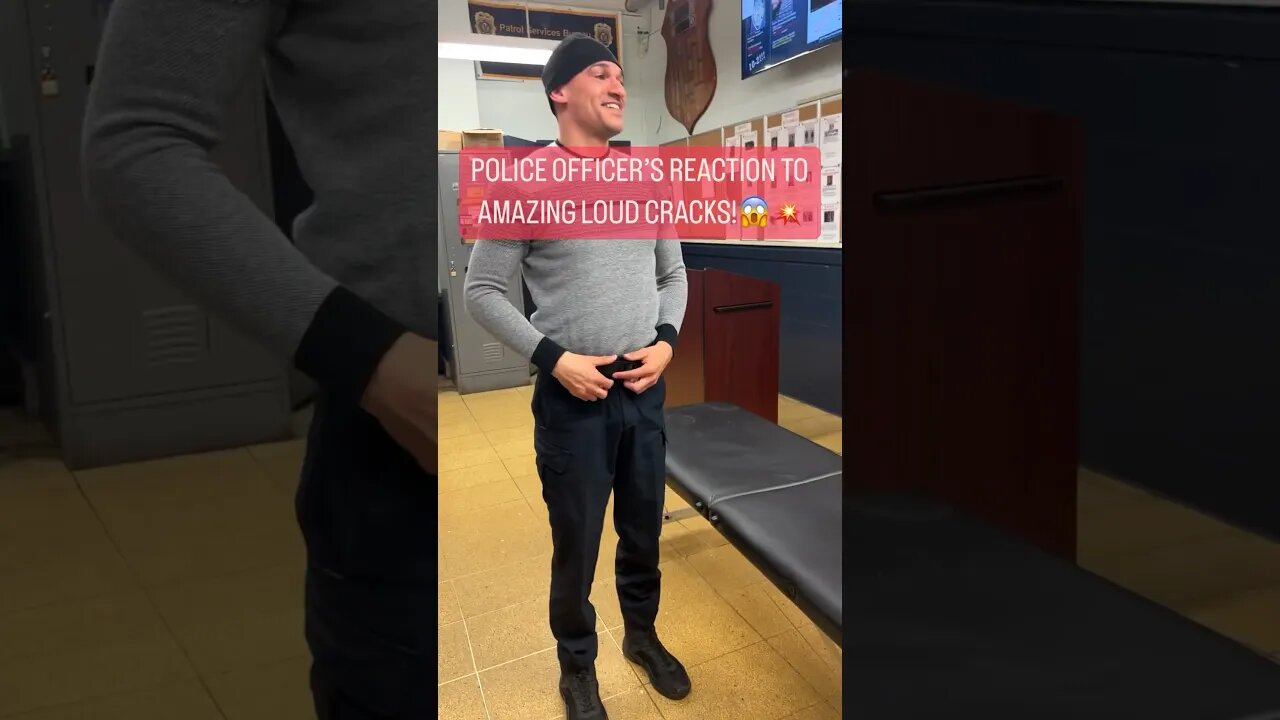 NYPD OFFICER'S AMAZING REACTION TO *LOUD CRACKS*!😱😮💨💥 | Dr. Boris Nektalov