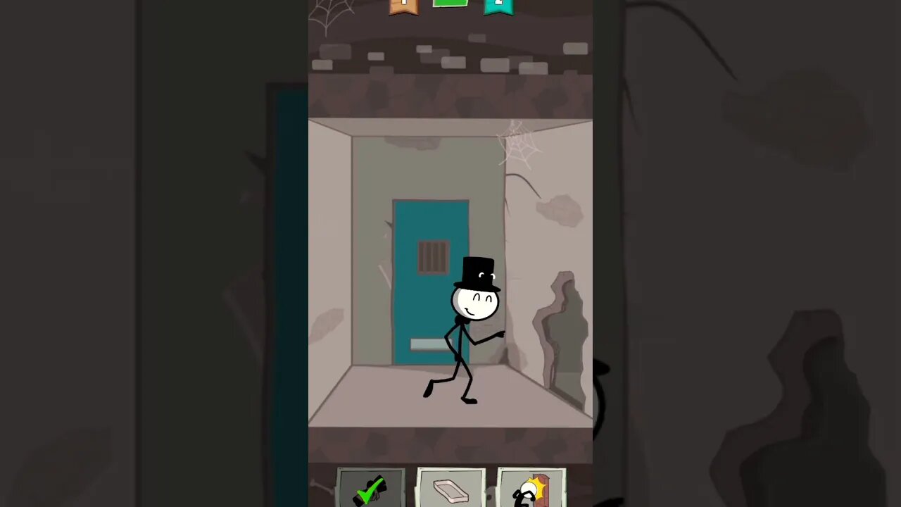 stickman prison escape 🤣🔥🤣 part 1 #gaming #stickman #shorts #viral #funny @sithugameworld582