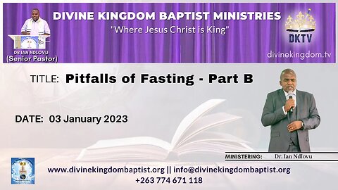 Pitfalls of Fasting - Part B (03/01/23)