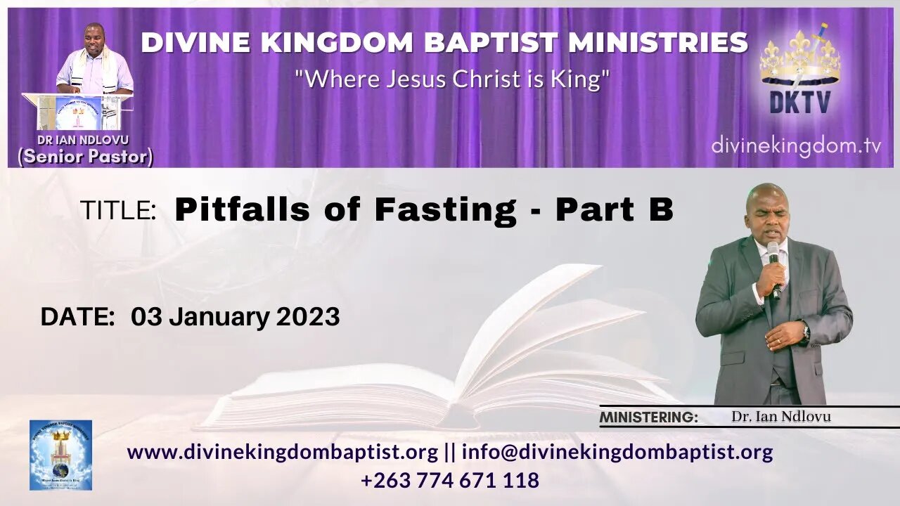 Pitfalls of Fasting - Part B (03/01/23)