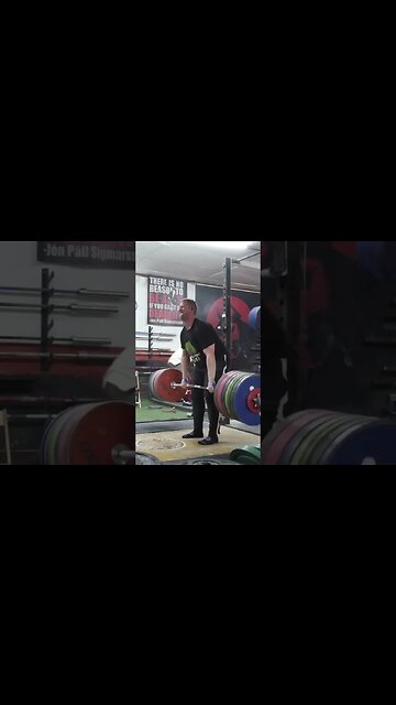 280 kg / 617 lb - Deadlift 2 reps