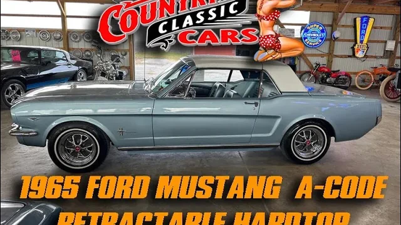 1965 Ford Mustang RETRACTABLE HARDTOP 289 A-Code