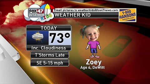 Weather Kid - Zoey - 5/27/19