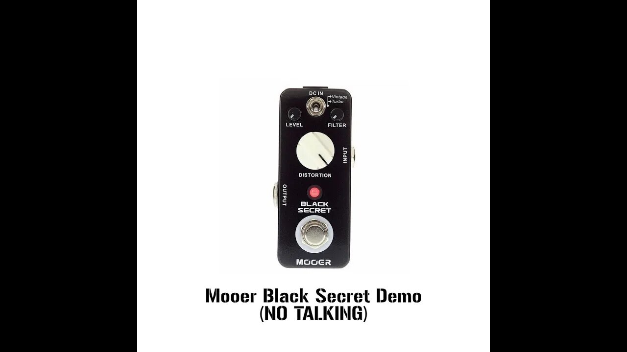 Pedal Days Episode 05 - Mooer Black Secret Demo (NO TALKING)