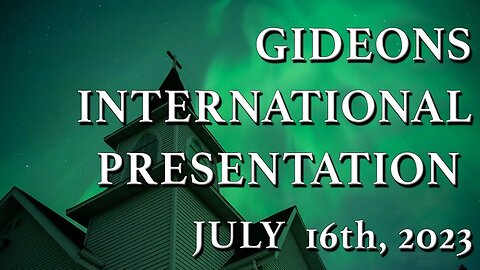 Gideons International Presentation