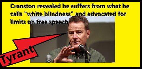 Bryan Cranston Claims He Has “White Blindness,” Advocates For Limits on Free Speech