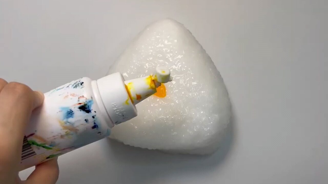 MAKING COLORFUL CRUNCHY ASMR SLIME#43