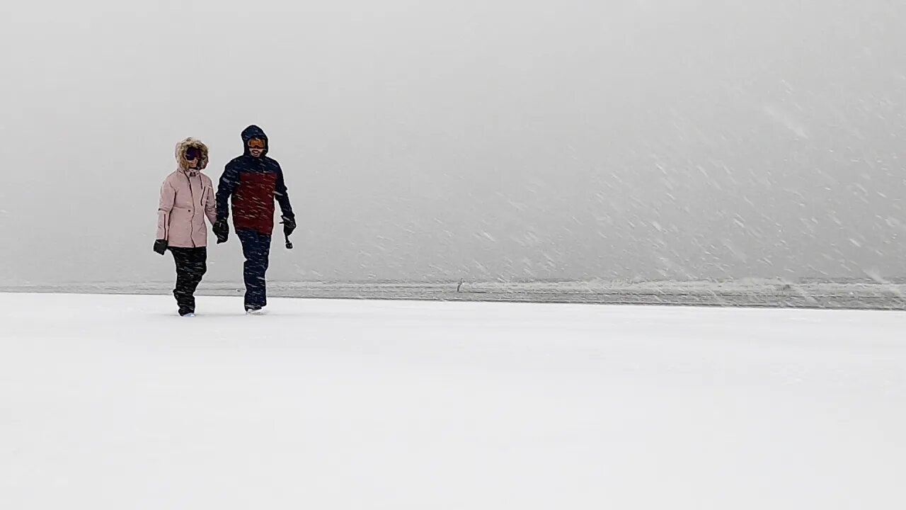 BLIZZARD at the BEACH...Record Snow Day