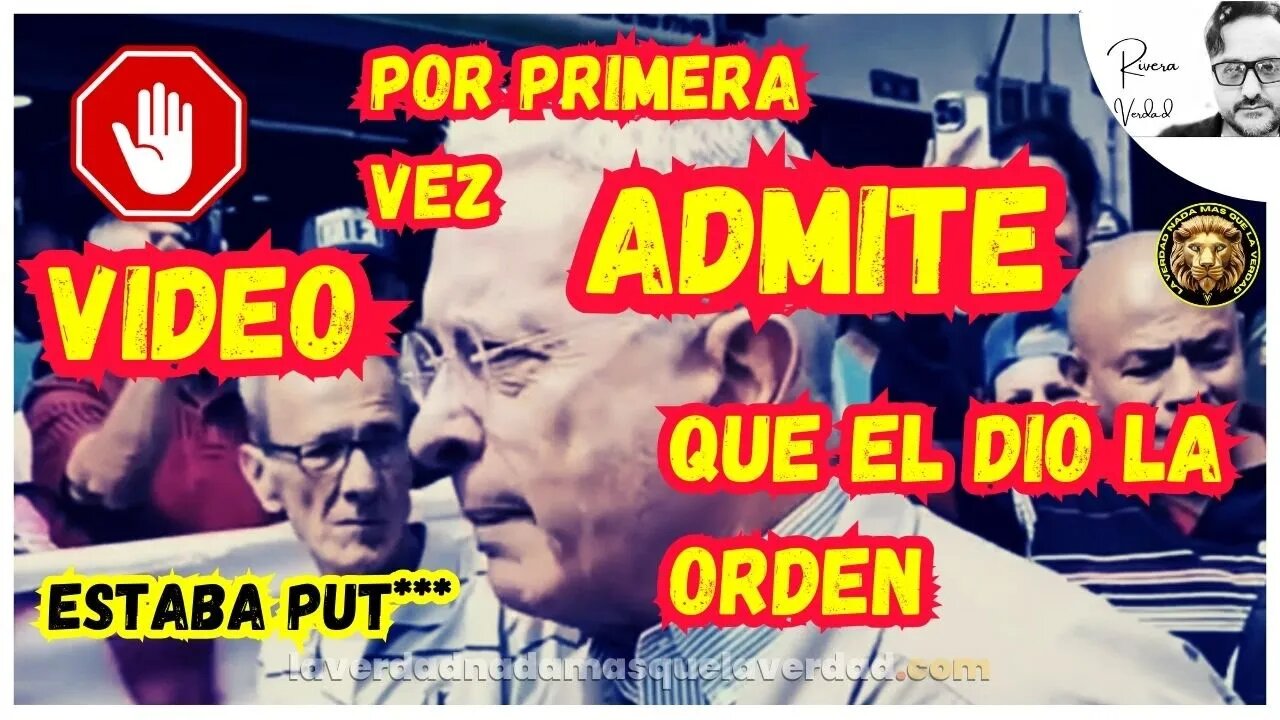 VIDEO BRUTAL ALVARO URIBE VELEZ ADMITE QUE EL SI DIO LA ORDEN ESTABA BRAVO PUT***