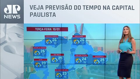 Tempo melhora em São Paulo e sol volta aos poucos nesta terça (10)