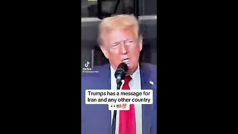 Trump's Message To Iran 2024