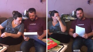 Girl Surprises Stepdad With Adoption Papers on Christmas Morning