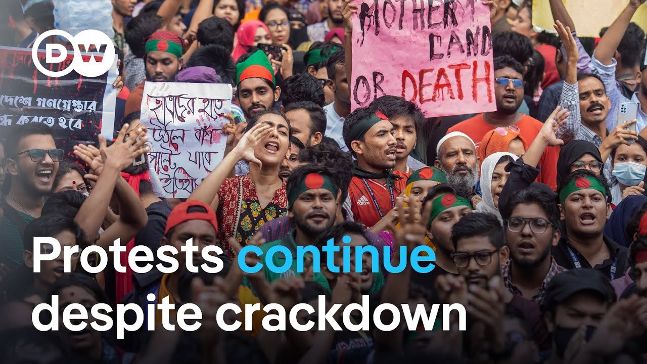 Student protesters in Bangladesh demand resignation of Prime Minister Hasina | DW News | NE