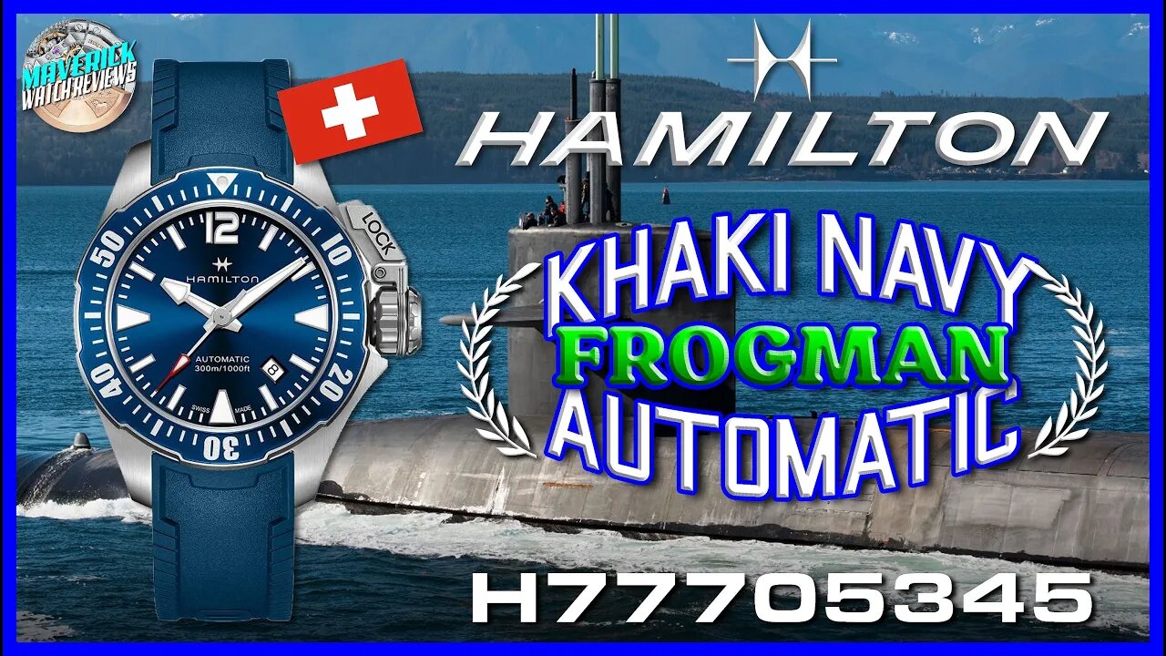 Best Bezel EVER! | Hamilton Khaki Navy Frogman Swiss Made Automatic H77705345 Unbox & Review