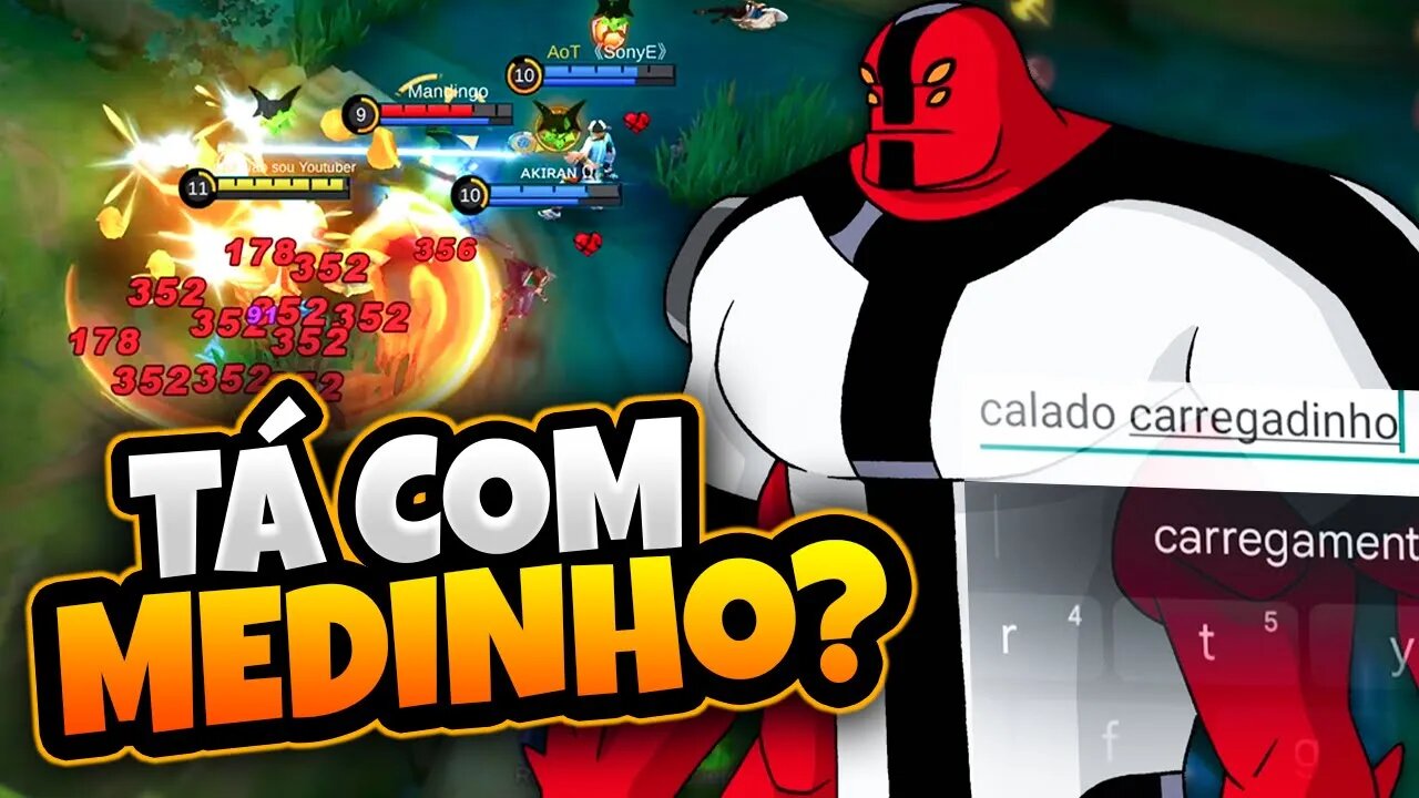 TILTEI MEU ADC ATÉ ELE PERDER O MEDO | MOBILE LEGENDS