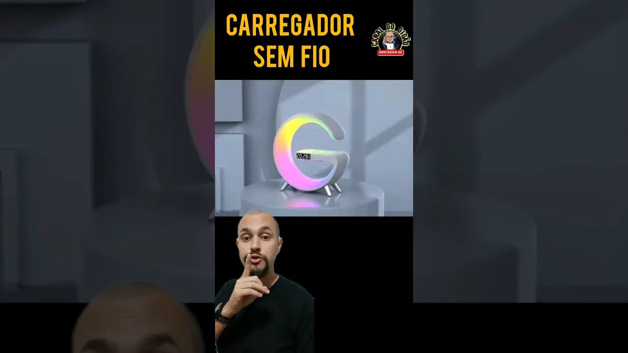 CARREGADOR TECNOLÓGICO SEM FIO!! #shorts