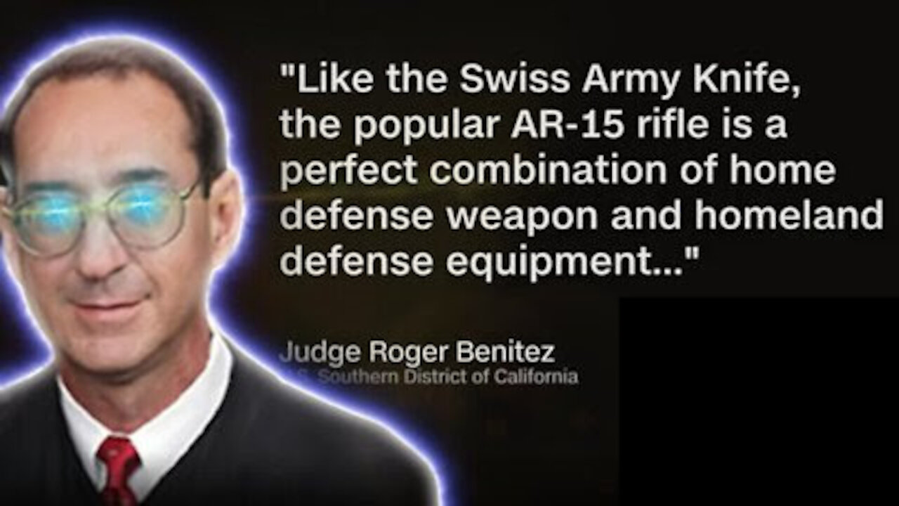 A Judge's Ruling Upholding The Second Amendment Which Is Worthy Of Reading