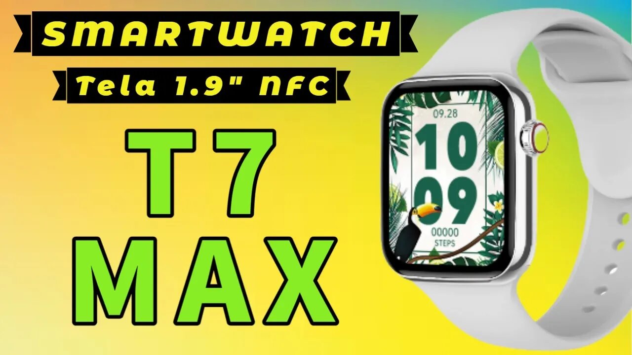 Smartwatch T7 MAX vs i7 X8 MAX PRO Apple Watch Clone 1.9" Inch Screen, NFC, Wireless Charger