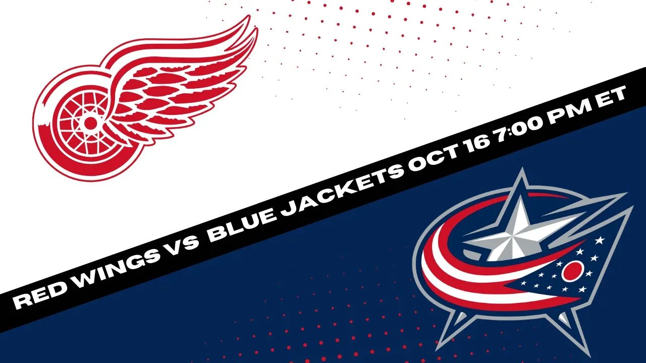 Red Wings vs Blue Jackets Prediction, Pick and Odds | NHL Hockey Pick for 10/16