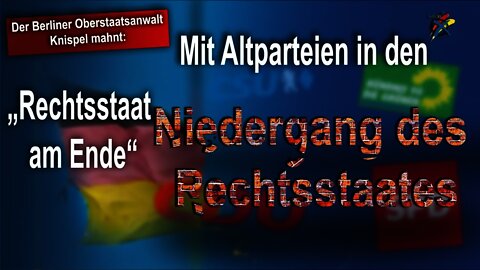 Altparteien verantwortlich für Niedergang des Rechtsstaates! Stephan Brandner AfD