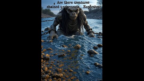 Are there creatures chained underneath the Euphrates?