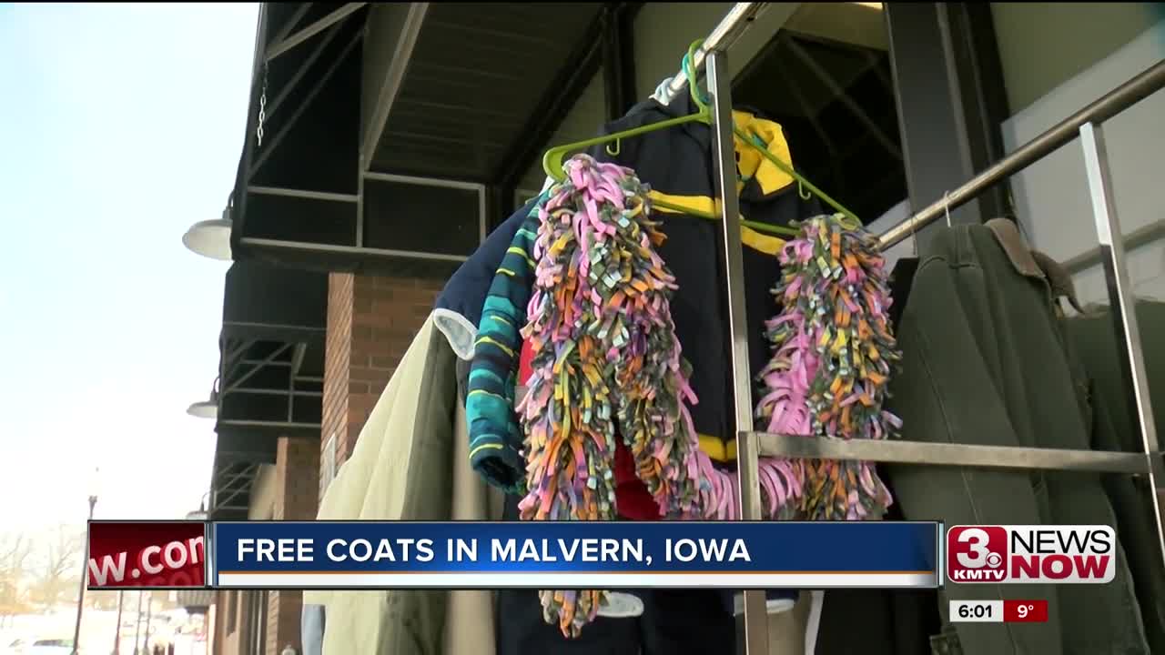 Take it or leave it coat drive in Malvern, Iowa