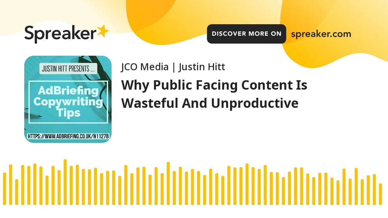 Why Public Facing Content Is Wasteful And Unproductive